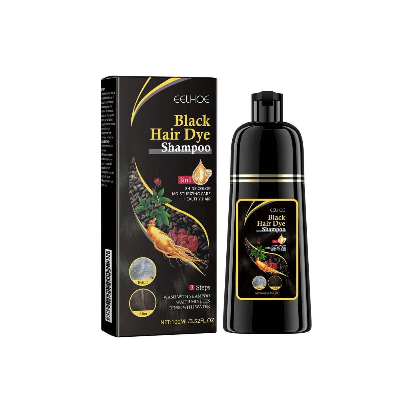 Șamponul Colorant ProExpress 5 Minute - 100% Natural🌿-Vopsire Rapidă și Eficientă